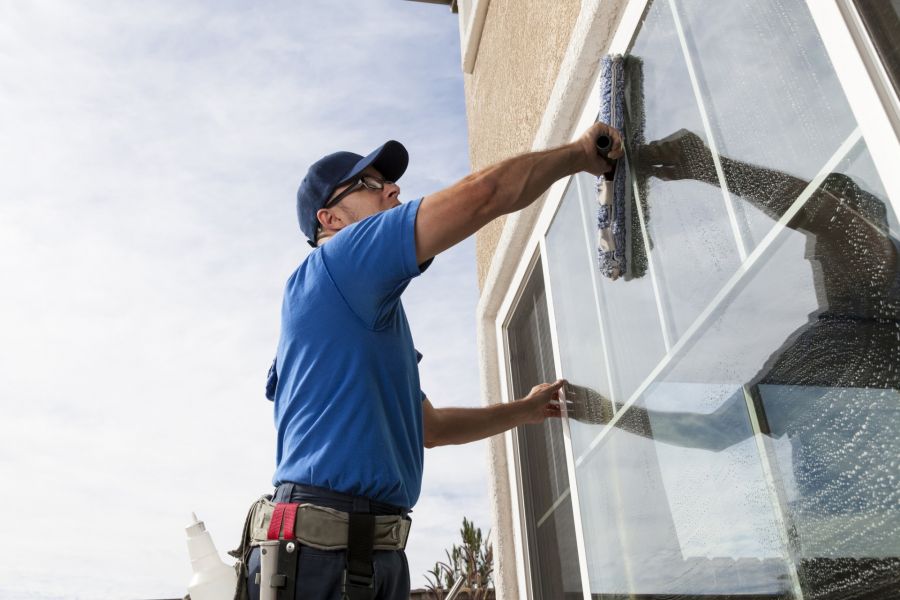 Commercial Window Cleaning by Russell Janitorial LLC
