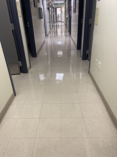 Medical Facility Floor waxing in San Rafael, CA (1)